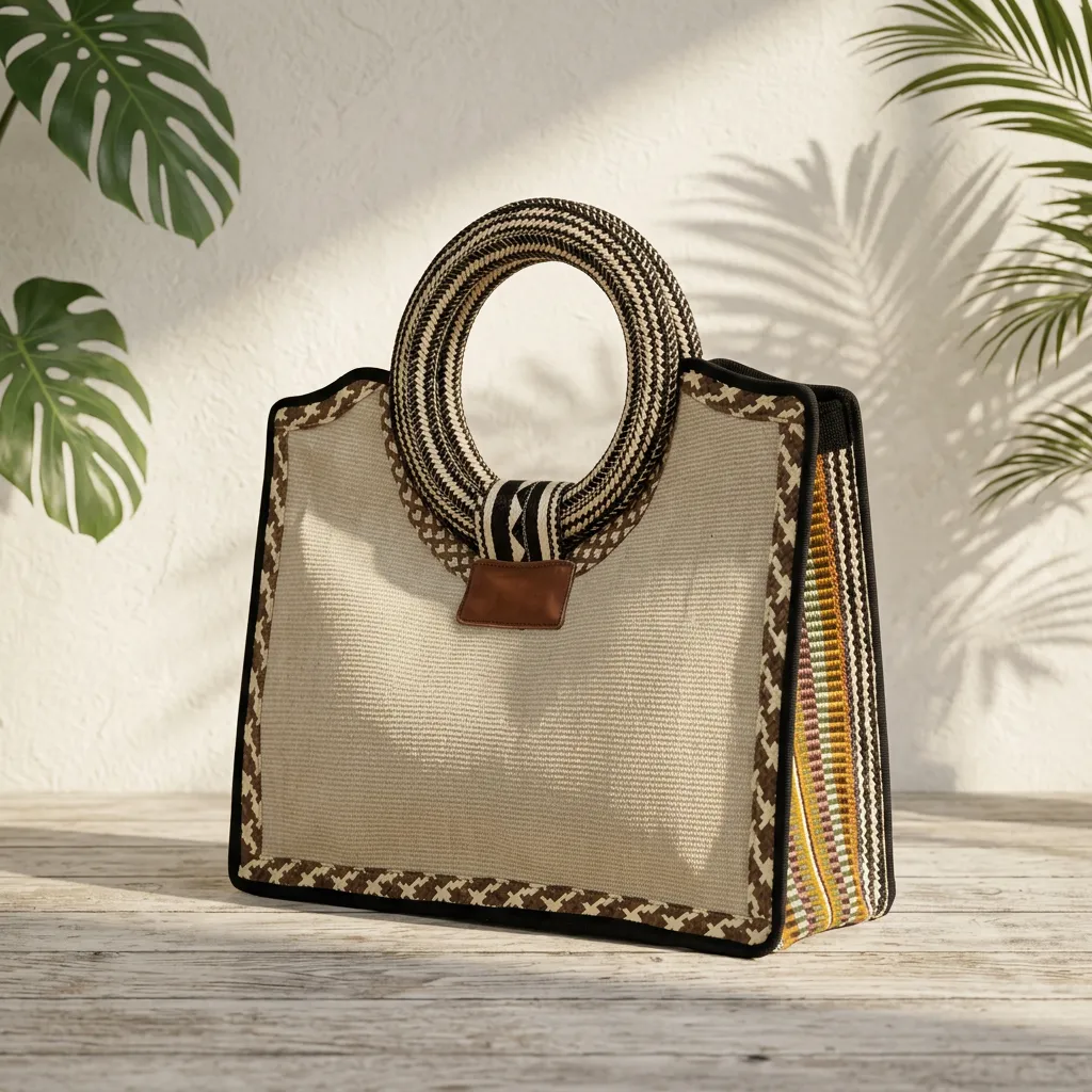 Bolso Tote "Herencia Viva" con Asas Circulares - Imagen 4