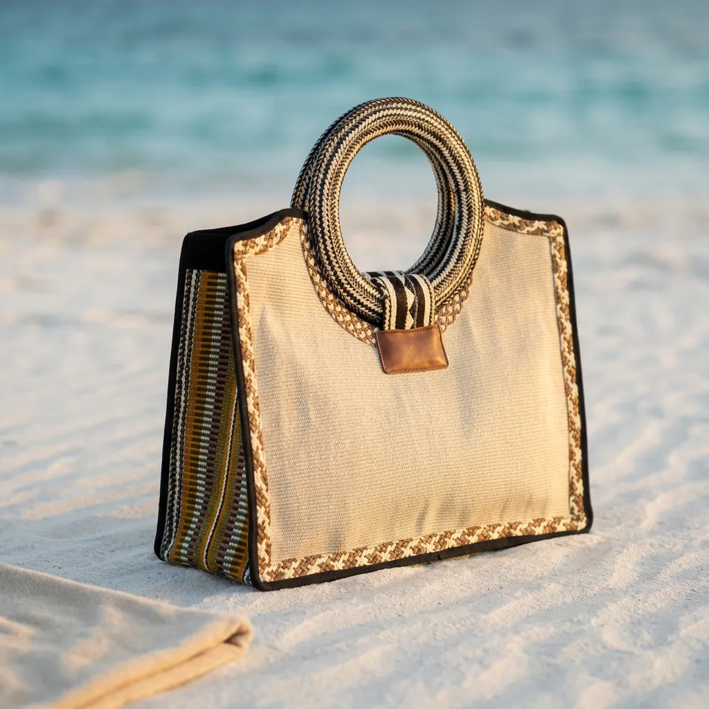 Bolso Tote "Herencia Viva" con Asas Circulares - Imagen 5