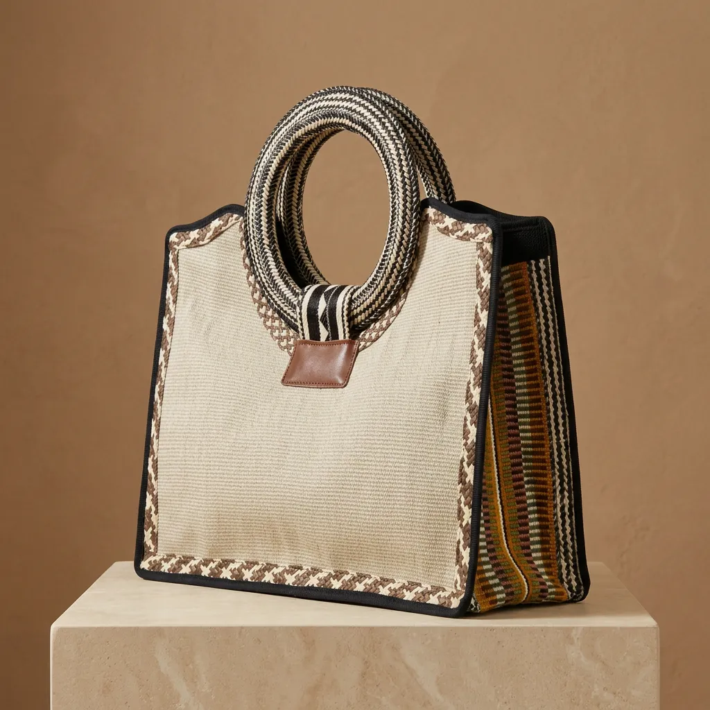 Bolso Tote "Herencia Viva" con Asas Circulares - Imagen 6