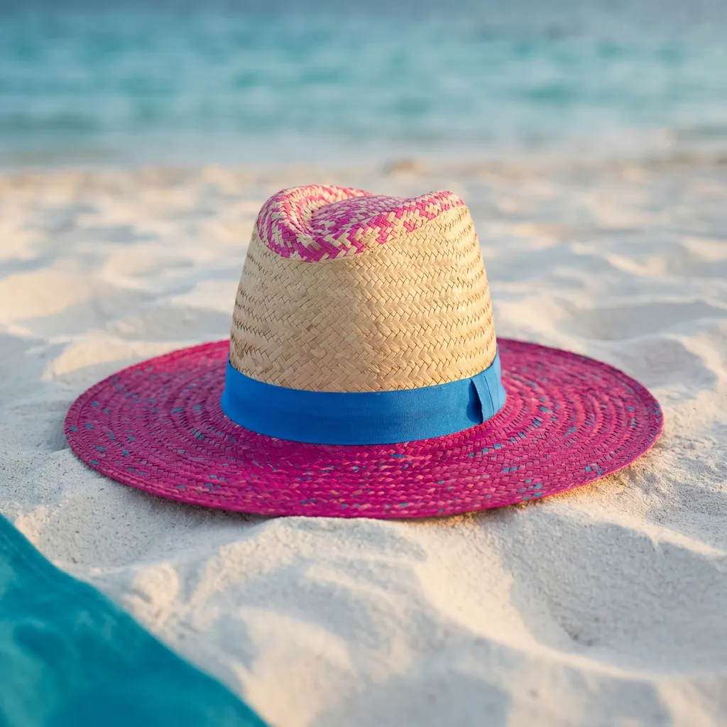 Sombrero Artesanal "Atardecer Caribeño" - Imagen 3